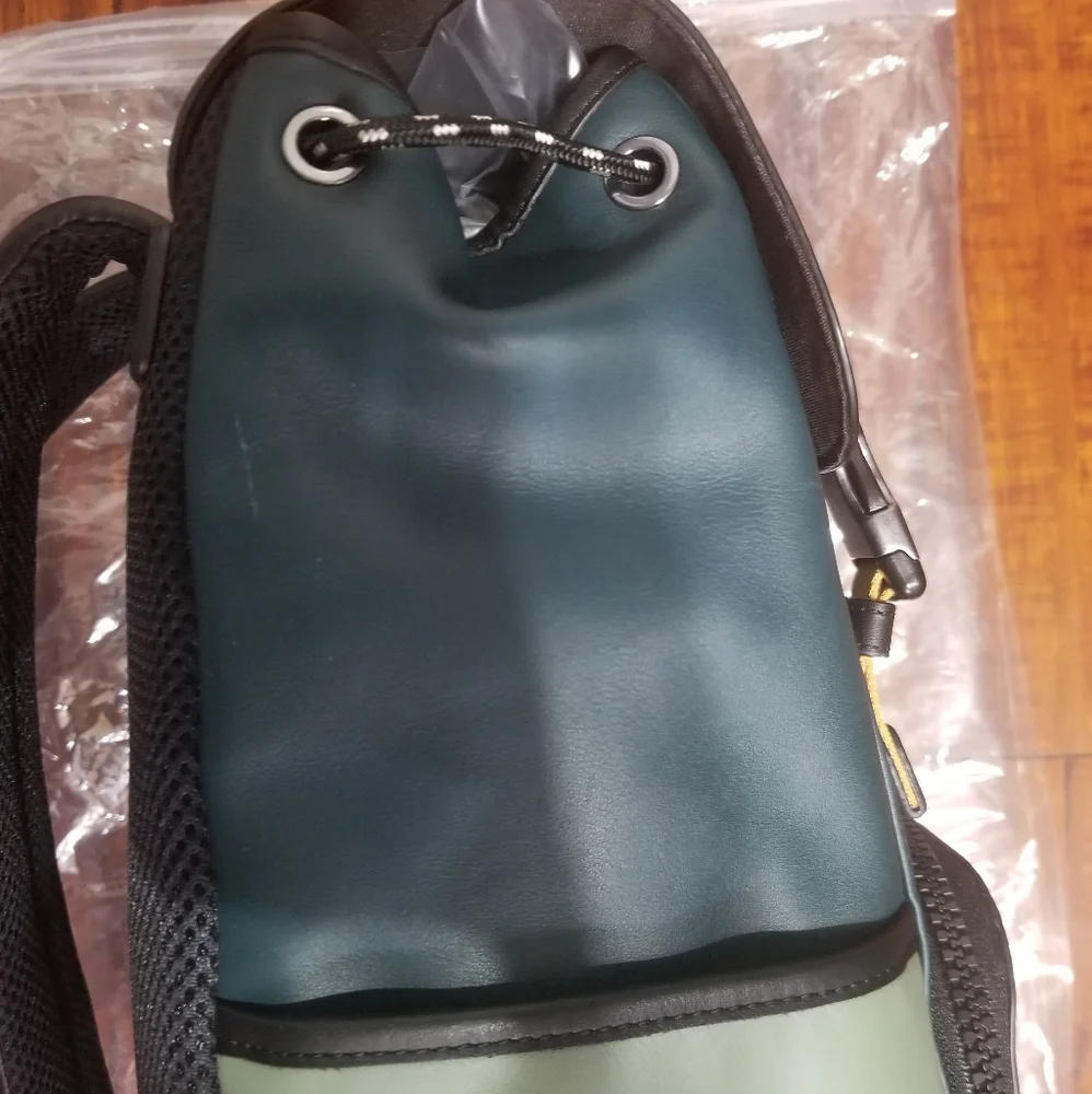 Coach Track Backpack In Colorblock With Coach Patch - Picture 5 of 16